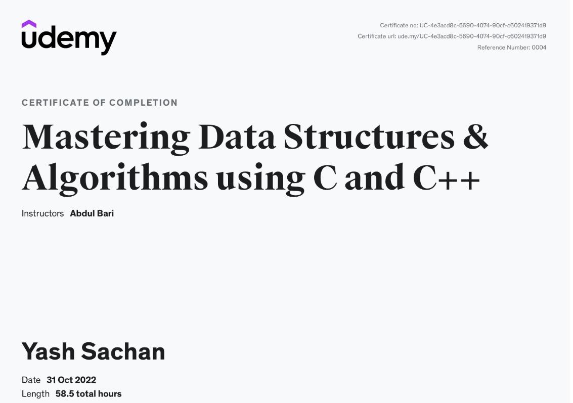 Data Structures & Algorithms